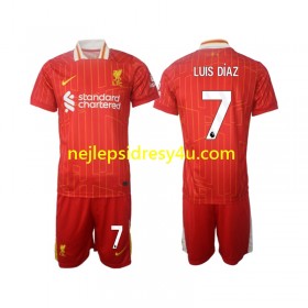 Fotbalový Dres Liverpool Luis Diaz 7 Dětské Domácí 2024/25